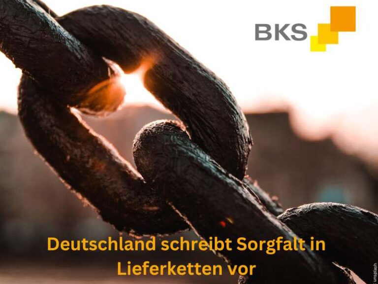 Read more about the article Deutschland schreibt Sorgfalt in Lieferketten vor