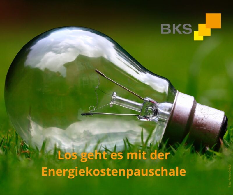 Los geht es mit der Energiekostenpauschale