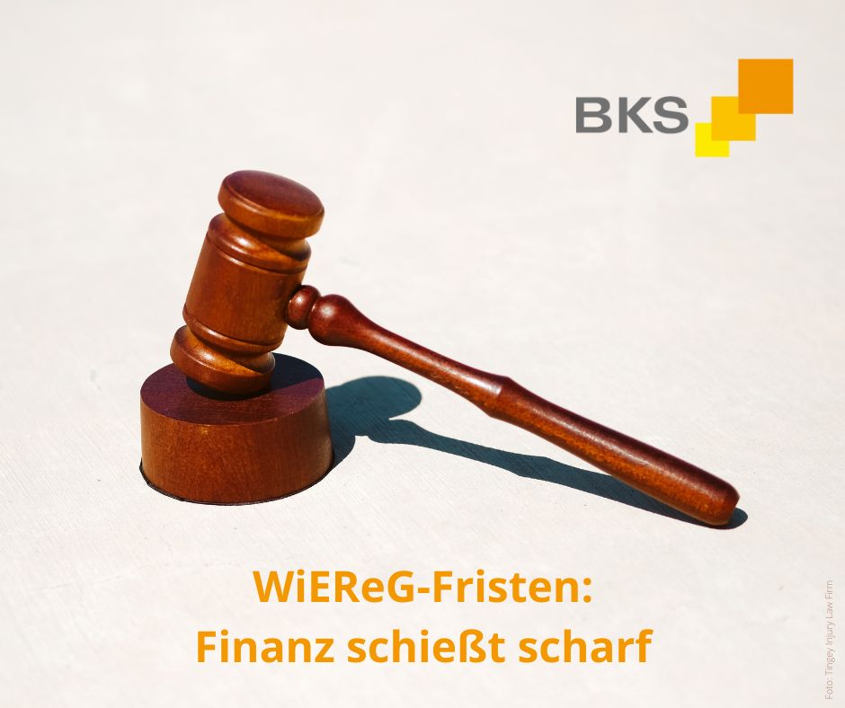 You are currently viewing WiEReG-Fristen: Finanz schießt scharf