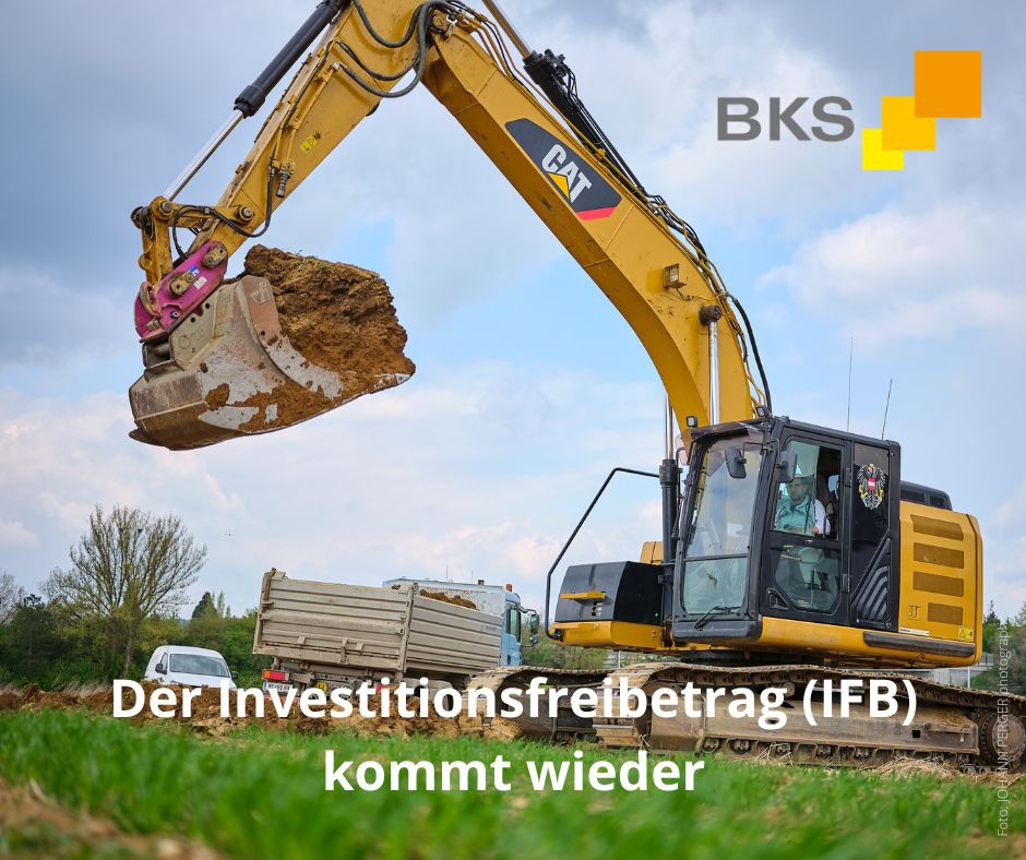 You are currently viewing Der Investitionsfreibetrag (IFB) kommt wieder