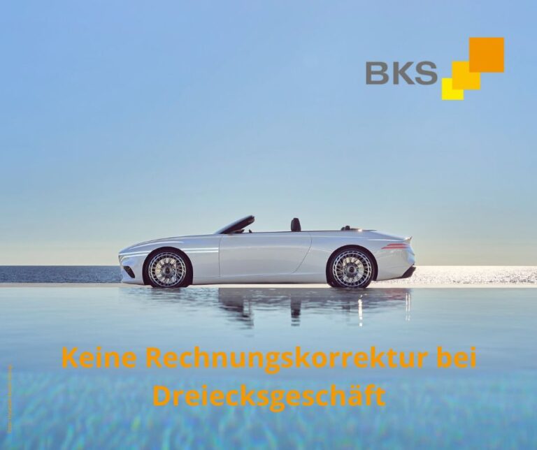 Read more about the article Keine Rechnungskorrektur bei Dreiecksgeschäft