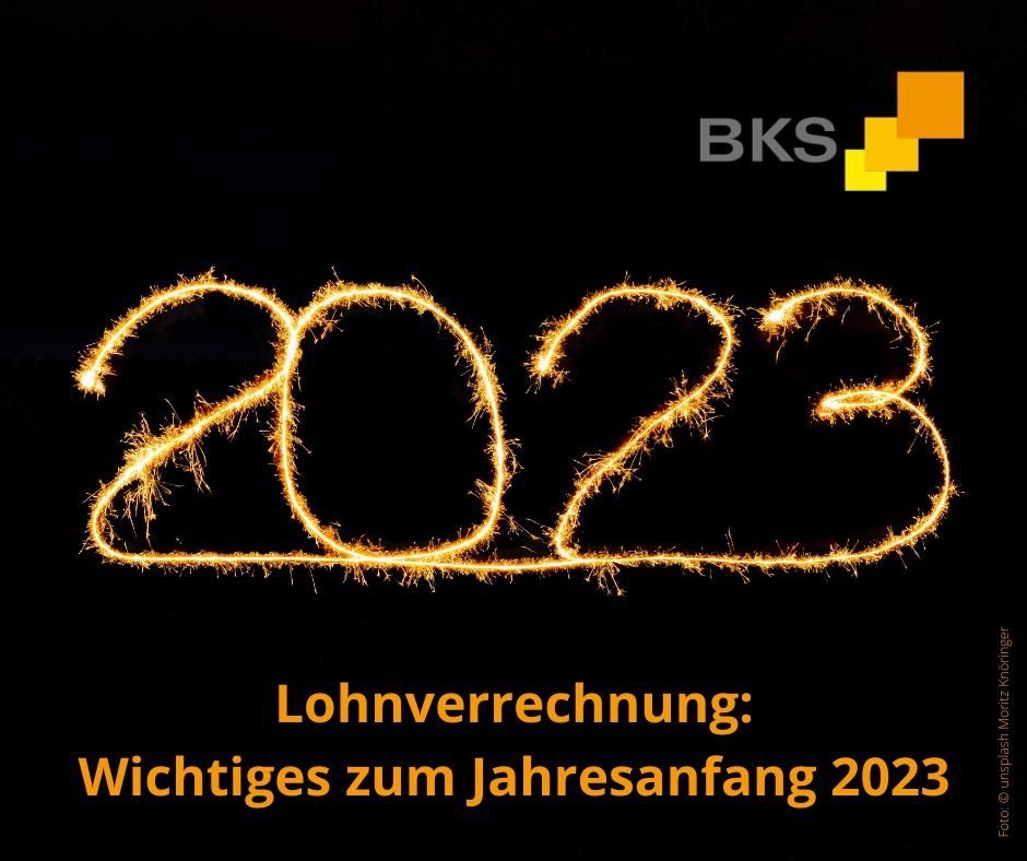 Read more about the article Lohnverrechnung: Wichtiges zum Jahresanfang 2023