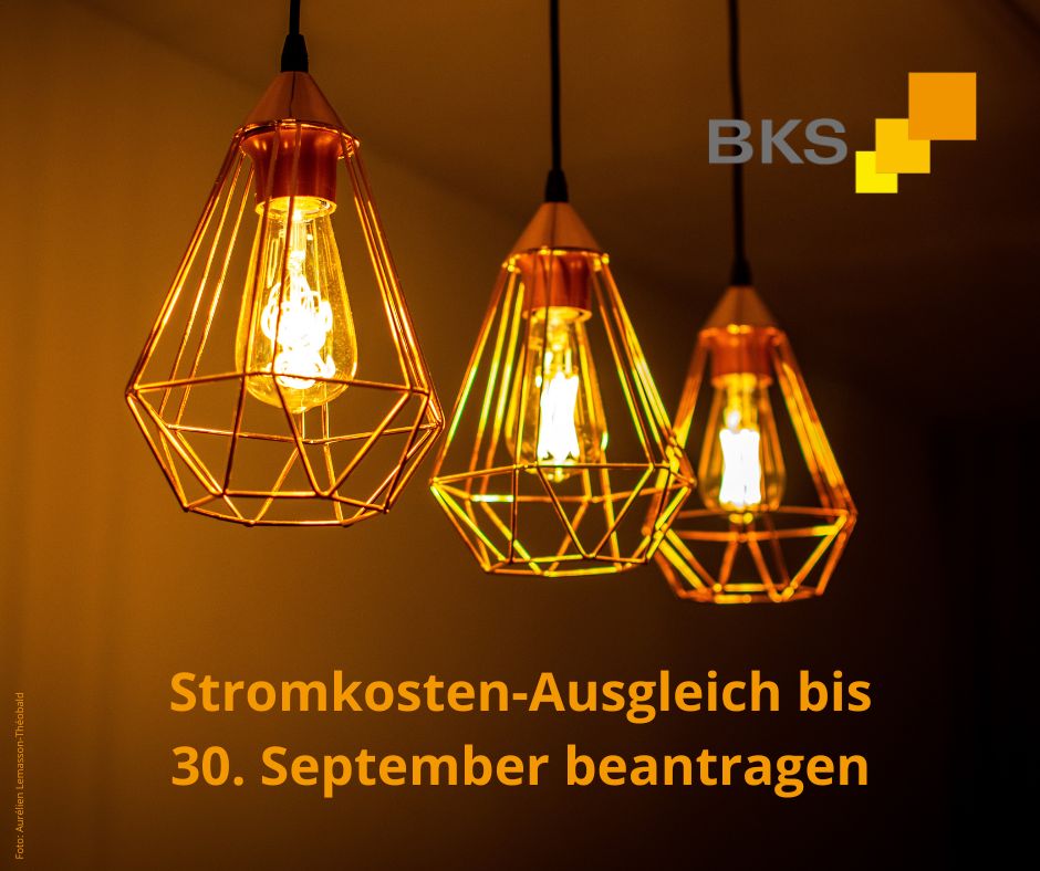 You are currently viewing Stromkosten-Ausgleich bis 30. September beantragen