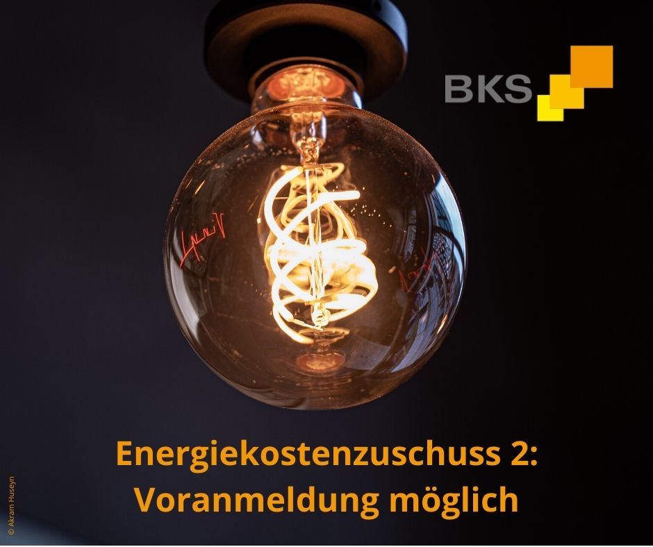 You are currently viewing Energiekostenzuschuss 2: Voranmeldung möglich