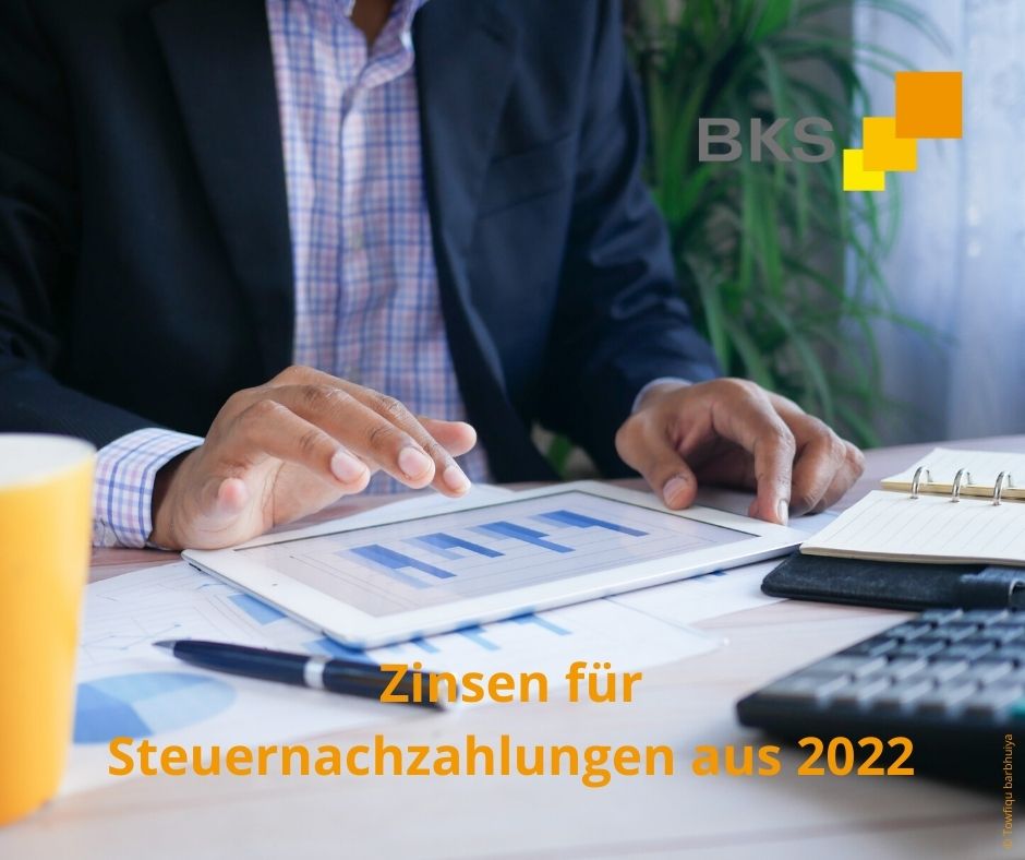 You are currently viewing Zinsen für Steuernachzahlungen aus 2022