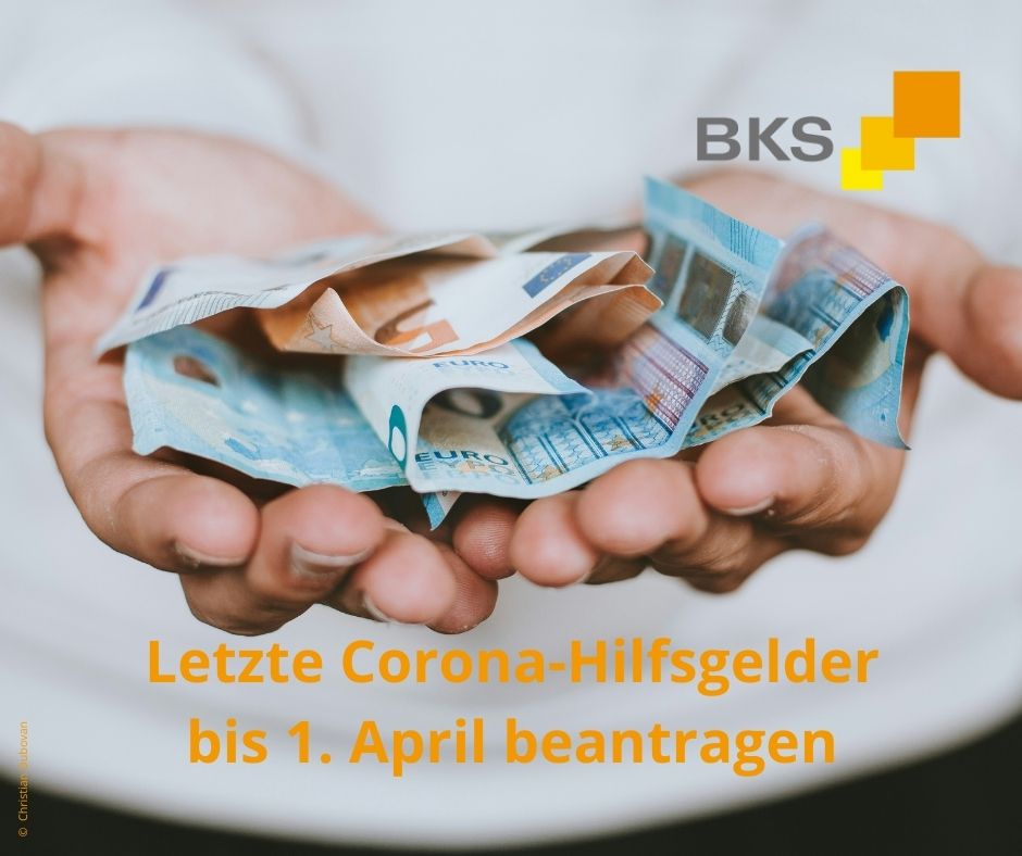 Read more about the article Letzte Corona-Hilfsgelder bis 1. April beantragen