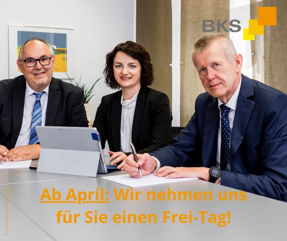 Read more about the article Ab April: Wir nehmen uns für Sie einen Frei-Tag!