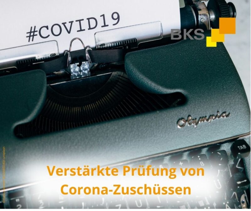 Verstärkte Prüfung von Corona-Zuschüssen