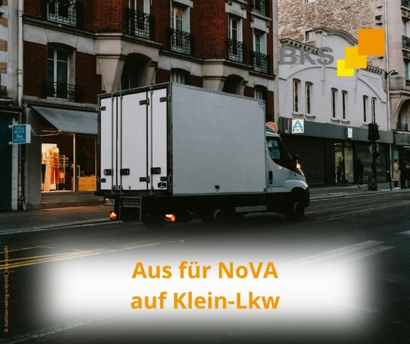 Aus für NoVA auf Klein-Lkw