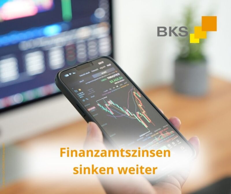 Finanzamtszinsen sinken weiter