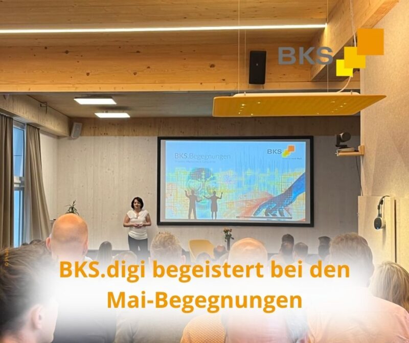 Digitalisierung zum Anfassen: BKS.digi begeistert bei den Mai-Begegnungen