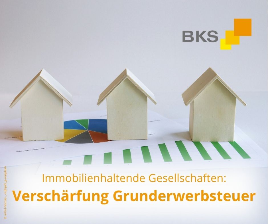 Du betrachtest gerade Immobilienhaltende Gesellschaften: Verschärfung der Grunderwerbsteuer