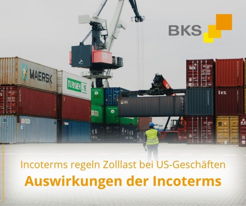 Incoterms regeln Zolllast bei US-Geschäften