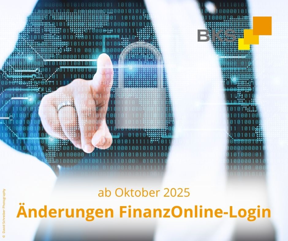 Mehr über den Artikel erfahren Änderungen beim FinanzOnline-Login ab Oktober 2025