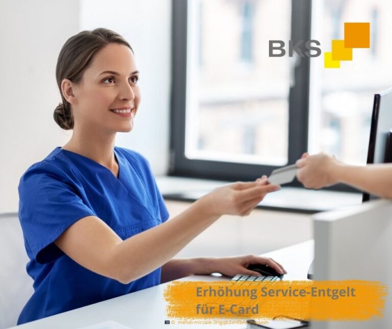 Mehr über den Artikel erfahren Erhöhung Service-Entgelt für die E-Card