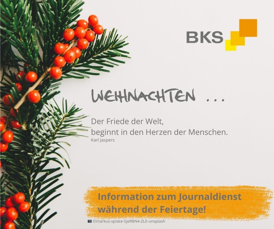 Mehr über den Artikel erfahren Information zum Journaldienst während der Feiertage!