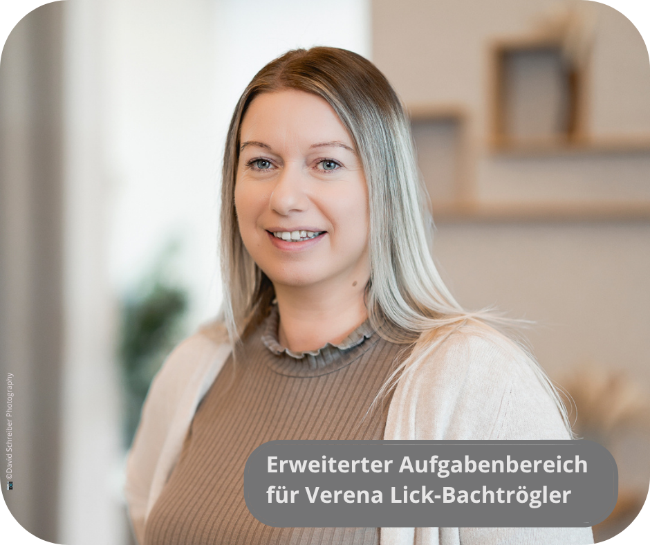 Mehr über den Artikel erfahren Erweiterter Aufgabenbereich für Verena Lick-Bachtrögler